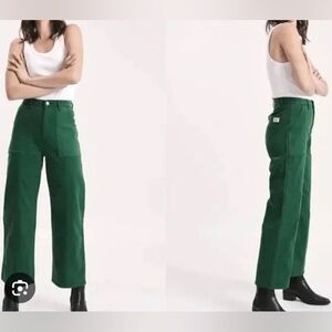 ROLLA'S Australia Heidi Jean High Rise Straight Leg Green Size 28